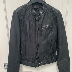 Wilson’s Leather Moto Jacket- Small